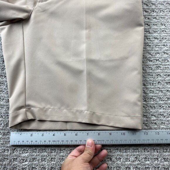Grand Slam Performance Golf Khaki Shorts Men Size 36 Brown Golfer Golfing Sports - Picture 12 of 12